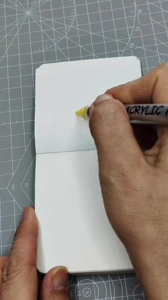 嗨!海绵宝宝我们一起去抓水母吧#丙烯简笔画