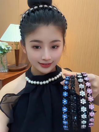 #创作灵感 韩版梅花碎发发箍#发箍#头饰发饰#时尚