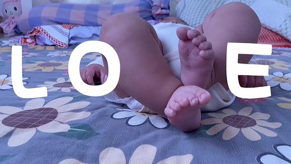 宝宝版LOVE……跟风来啦……配合的不错