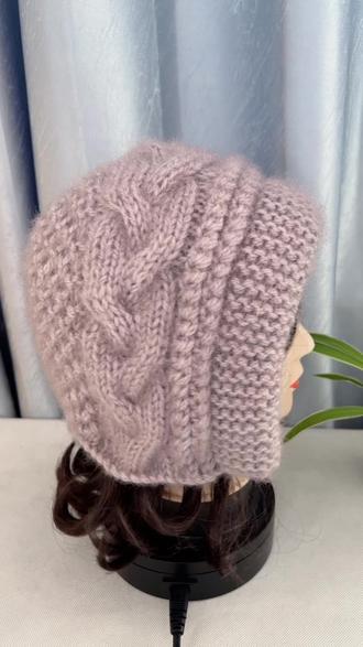 满天星风雪帽 #手工编织#我的手工作品#毛线帽子