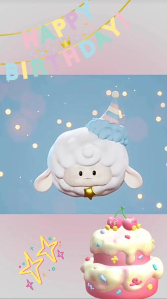 我们小镇的咩咩生日快乐哦૮₍♡♡₎ა🥳@𝑇.尹妹🐑⋆͛ᵞᵐ #听潮阁男明星尹妹#听潮阁二创#萤火小镇