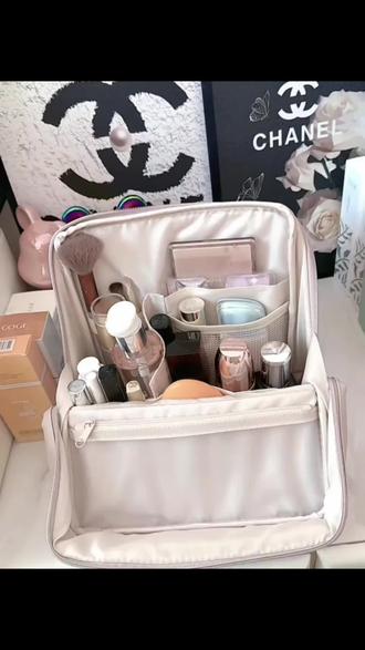 护肤化妆出门有它一个就够了!简直就是移动化妆间! 套拉杆设计还不占行李箱空间!#化妆包 #化妆品收纳 #出差旅行必备