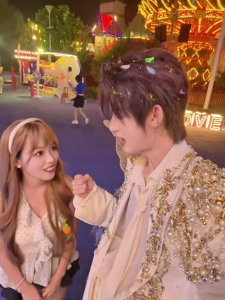 你玩赖!!@花青素 #花青素 #花青素的今日素递 #天津欢乐谷 #天津欢乐谷npc