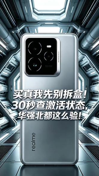 买真我先别拆盒!30秒查激活状态,华强北都这么验!#真我neo8 #真我gt8 #真我gt7pro #realme