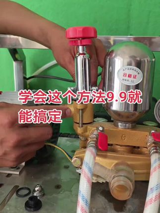 压力不足的直接换掉#电动打药机 #电动打药机配件 #众农一人打药机