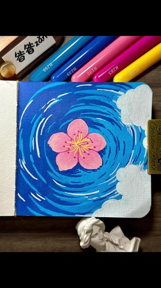 丙烯马克笔|春日浪里小桃花🌸
🖌️:慕多星丙烯马克笔
📄:歌马全棉水彩本
👀:@阿秋秋今天画画了吗
#丙烯马克笔 #跟着抖音学画画 #零基础学画画 #每日一画 #治愈