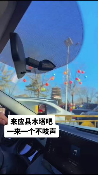 应县下次不来了,停不下车直接走了#陪驾 #应县木塔