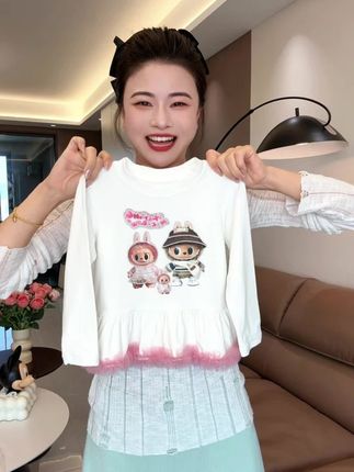 #高品质童装 #质量杠杠的好 #甜美穿搭 #小清新穿搭 #生女儿就要这样穿 洋气好穿的小打底衫,超级的百搭好看,底下搭配任何小裤子都很好看,单穿内搭都特别洋气!
