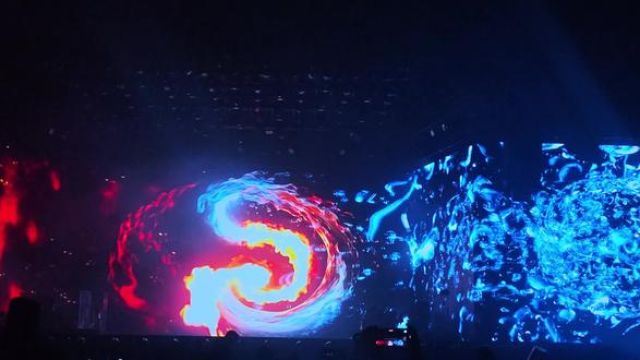 #胡彦斌 #胡彦斌金华跨年演唱会 开场曲《争霸》+《烽烟四起》