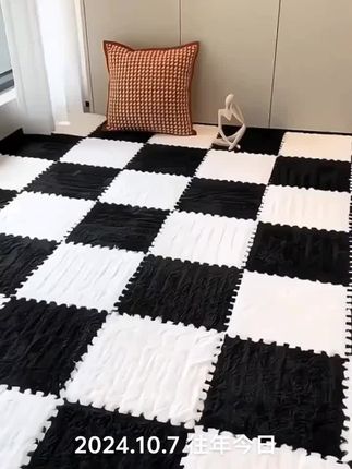 卧室拼接地垫#柔软舒服