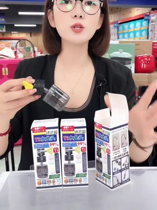 【日本原单】新款Ti颗粒水龙头净水过滤器通用款安装简易#水龙头 #水龙头过滤器 #净水器 #居家用品 #生活好帮手 @DOU+小助手