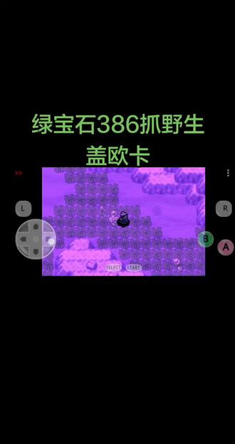 绿宝石386抓野生的盖欧卡 #口袋妖怪