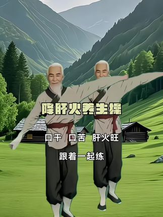 #养生操 #肝火旺 #口干口苦口臭#居家锻炼 #运动健身@抖音小助手 @DOU+小助手