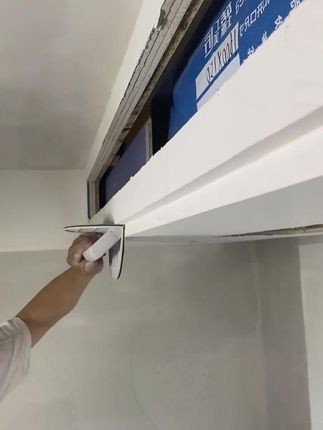 半圆形阴角自粘砂架-油漆工-打砂纸- #阴角打磨砂纸架 #批墙刮腻子