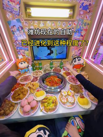 “首尔夜市+主题韩料自助来啦❗️68.9一票畅吃各个摊位!!还有小新一人食隔间!拍照也很出片!!#喜三胖 #烤肉 #韩式烤肉 #自助餐 #万达广场