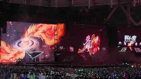 《野心家》全程舞美直录 我最喜欢的一个vocal舞台 歌词特别好 而且没有人捣乱#新音 #演唱会现场 #野心家 #现场live