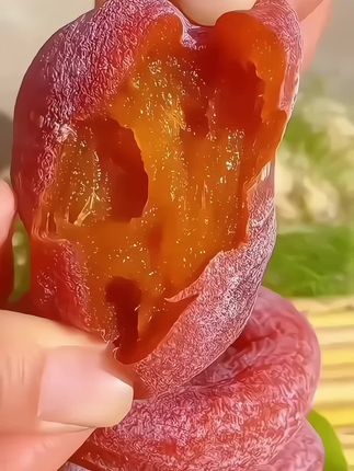 流心柿饼#柿饼#快来一起尝个鲜 #柿饼 #好吃 #软糯香甜