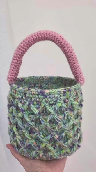 手把手教你勾春天的包包!#包包教程 #钩针教程