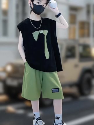 男童穿搭#儿童套装#休闲套装#男童穿搭#夏季新款#童装穿搭