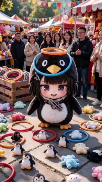 你是不是也想套一个,咕咕嘎嘎回去?#咕咕嘎嘎 #小企鹅 #ai #随变AI #随变APP