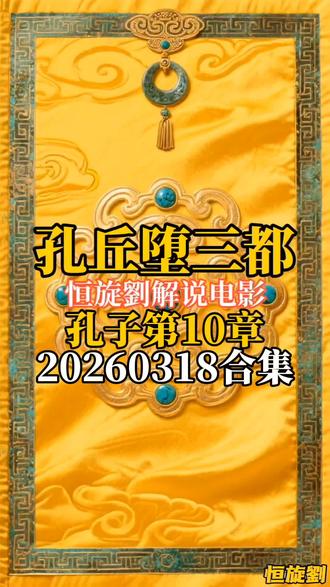 恒旋劉解说电影介绍历史人物#孔子 ,弘扬 #中华传统文化 , 制作#搞笑图集 春秋喷射录供大家娱乐。