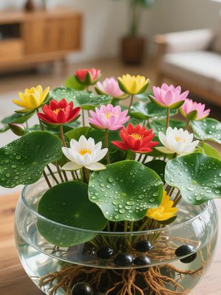 碗莲莲花种子水培荷花种子 #室内绿植 #水培植物 #绿植盆栽 #家庭养花 #净化空气