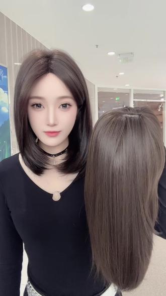 发型一变,迷倒一片!!好的发型改变气质,姐妹们冲吧!!#假发#发型#全世界都在上头许昌假发#锁骨发#花漾美人