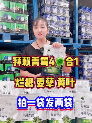 拜赖青霉4菌种合一烂根枯萎光叶拍一袋发两袋 青枯立枯线虫根腐欧根烂根 苗期就开始冲施
