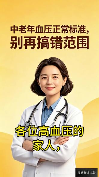 老年人高血压标准 #高血压请注意 #高血压科普 #医疗健康创作者训练营 #创作者中心 #创作灵感