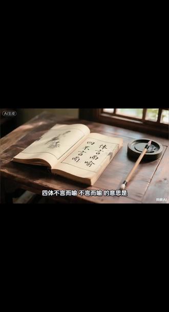 四体不言而喻#儒家思想的影响 #儒家思想当代价值 #儒家思想演变 #知否名句 #国学文献考据