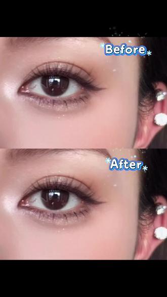 上下弯睫毛画法!#醒图 #醒图创作者 #邪修p图 #眼妆 #睫毛画法 上睫毛画法 下睫毛画法 睫毛教程