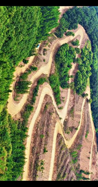 汽车拉力赛 鲁山晒衣山赛道#极限山路