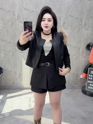 #今日穿搭 #时尚休闲女装 #大码搭配 #显瘦搭配