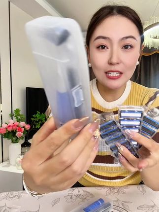 ¥9.9毛钱21件套手中动剃须刀 #剃须刀 #剃须刀推荐 #手动剃须刀 #剃须刀21件套 #剃须刀