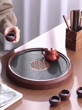 茶盘桌面专用最新款2025高档大气茶台干泡盘茶海家用托盘小型#茶盘 #托盘 #茶生活 #茶桌茶台 #茶具