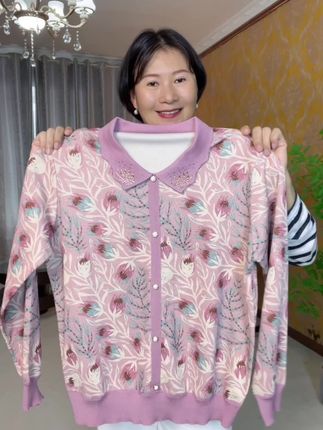 入秋天凉了,春秋小衫一定要提前给妈妈安排上#中老年穿搭 #气质妈妈装 #只做高品质 #春秋穿搭