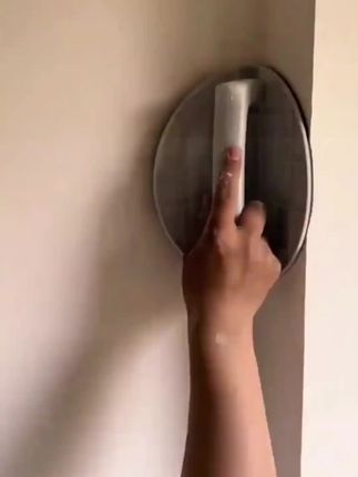 半圆形阴角砂纸架子自粘型塑料高档手磨板腻子打磨工具架砂架沙架#半圆形砂架