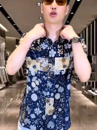 夏季新款#短袖T恤#短袖#衬衫#男装#时尚男装