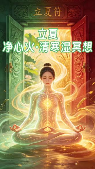 🍃 立夏养生|温煦心阳·驱散寒湿·能量修复冥想 💌丹姐提示:
• 此冥想可在早晨或中午进行
• 保持期间及之后注意保暖,避免直接吹风
• 结束后可喝一杯温水
• 坚持每日练习,效果更佳
这个夏季,愿你身心温暖通畅,如草木般向阳生长🌿#中医养生 #立夏 #节气养生 #排寒湿 #养心