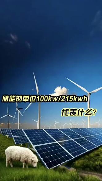 储能的单位100kw/215kwh代表什么?#储能 #储能柜 #储能设计公司 #储能电站 #光伏储能设计