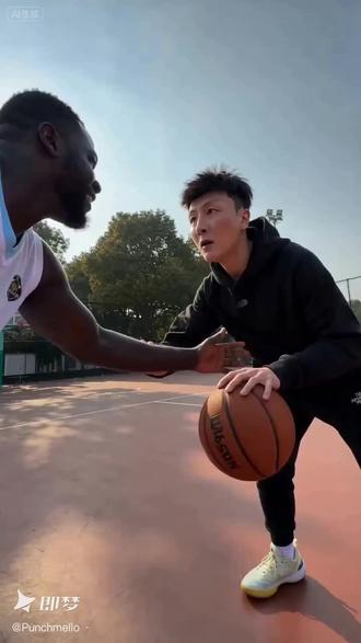 #即梦ai 野球场隔扣大黑子