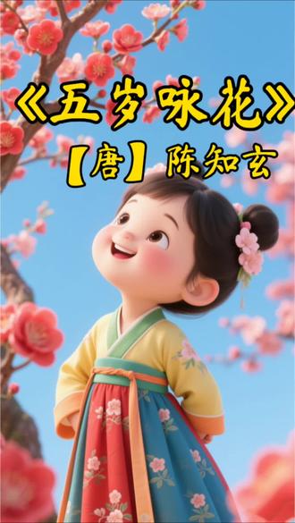 #上热门 #dou上热门 @DOU+小助手#五岁咏花 #古风 #古诗词