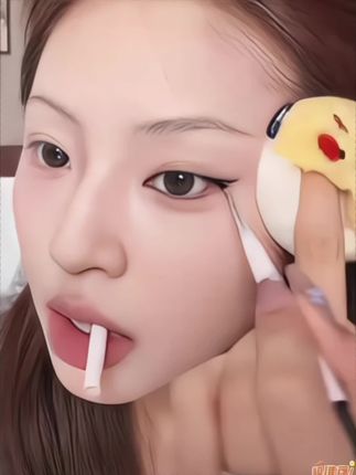 自带刀锋刷的眼线胶笔有多好用?手残党也能画出完美眼线的秘密就是它啦!!#眼线胶笔 #好物分享#防水防汗不晕染 #自用好物推荐 #平价好物