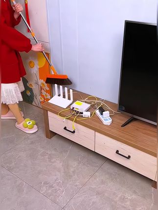 #收纳整理 #居家好物 #机顶盒置物架 #路由器收纳盒 #实用省空间 @巨量千川