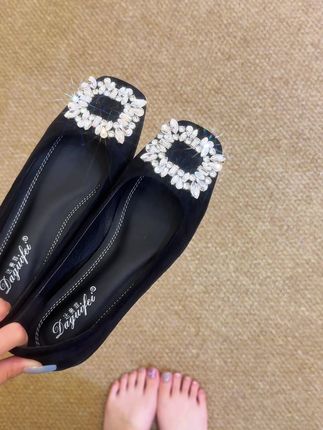 秋冬季新款粗跟3/5厘米方头浅口扣饰粗跟高跟鞋/气质软底软面工作鞋/久穿久站不累脚回复单鞋#秋季新款 #哎呦喂你鞋真好看 #超便宜超划算 #美出高级感 #穿搭