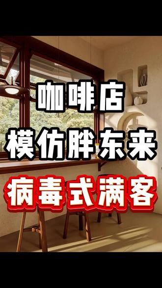 咖啡店,模仿胖东来,病毒式满客☕️ #咖啡店 #餐饮店 #扫码点餐 #餐饮小程序 #小程序