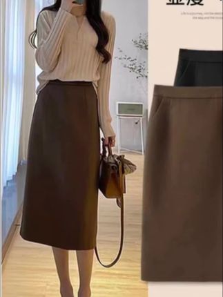 姐妹们 每天捣鼓点新穿搭,对着镜子臭美下,这日子过得才舒坦。#高级感穿搭#修身显瘦#时尚休闲#半身裙 #谁穿谁好看