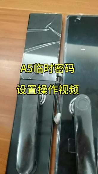 王力A5指纹锁临时密码设置操作视频