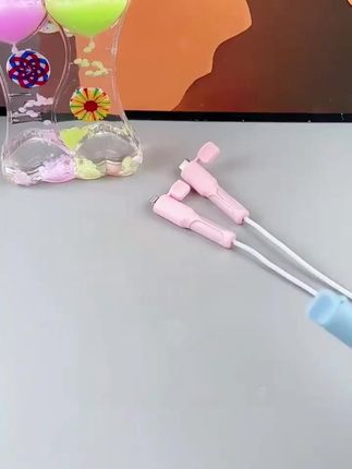 手机充电线保护套数据线保护套防折断绕线器适用华为苹果安卓通用