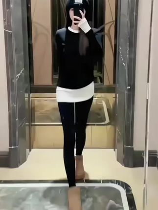 秋冬穿搭好看的打底真的很重要 #打底 #内搭外穿都好看 #百搭打底衫 #打底衫 #时髦内搭打底衫